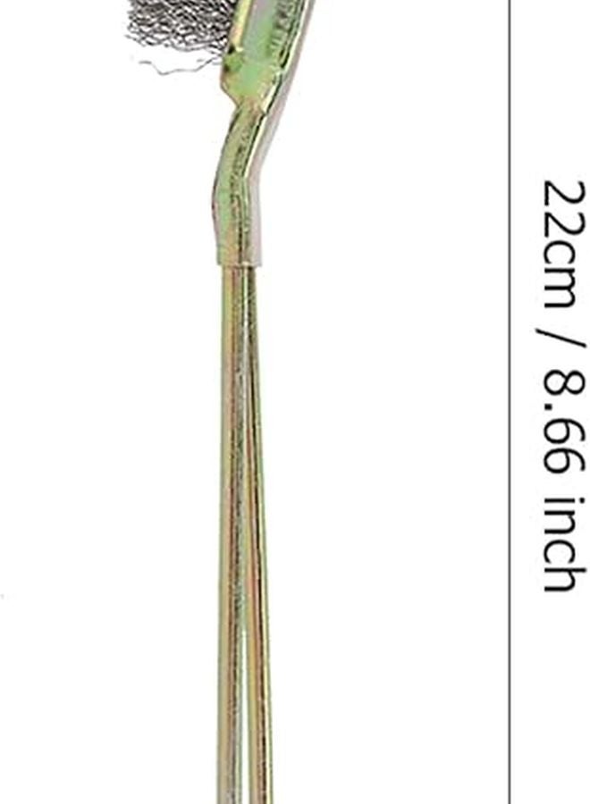 Straight Head Steel Gardening Hand Tool For Patio Lawn And Bonsai Brush - Image 4